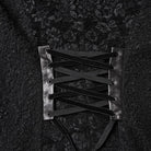 PUNK RAVE Women's Gothic Jacquard Double-Breasted Coat