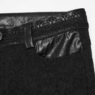 PUNK RAVE Women's Gothic Jacquard Skinny Pants