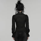 PUNK RAVE Women's Gothic Lace Pullover Long Sleeved Shirt