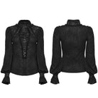 PUNK RAVE Women's Gothic Lace Pullover Long Sleeved Shirt