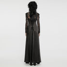 PUNK RAVE Women's Gothic Lace Sleeved Lace-up Ball Gown Dress