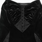 PUNK RAVE Women's Gothic Lace Splice Lace-up Slip Dress