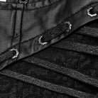 PUNK RAVE Women's Gothic Lace Splice Lace-up Underbust Corset