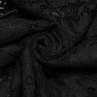 PUNK RAVE Women's Gothic Lace Tassels Flared Pants Black