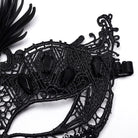 PUNK RAVE Women's Gothic Lace Tassels Mask