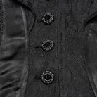 PUNK RAVE Women's Gothic Lapel Collar Flared Sleeved High/low Jacket