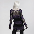 PUNK RAVE Women's Gothic Long Sleeve Pullover Sweater