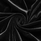 PUNK RAVE Women's Gothic Moon Cutout Mesh Splice Velvet Shirt