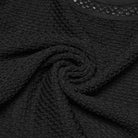 PUNK RAVE Women's Gothic Moon Mesh Tank Top