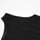 PUNK RAVE Women's Gothic Moon Phase Printed Sleeveless Dress Graduation Dress