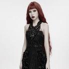 PUNK RAVE Women's Gothic Multilayer Chain Skull Body Harness