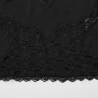 PUNK RAVE Women's Gothic Off-shoulder Drawstring Lace Top