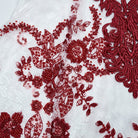 PUNK RAVE Women's Gothic Off-the-shoulder Sequin Lace Gown Fishtail Dress