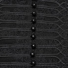 PUNK RAVE Women's Gothic Puff Sleeved Lace Splice Chiffon Shirt