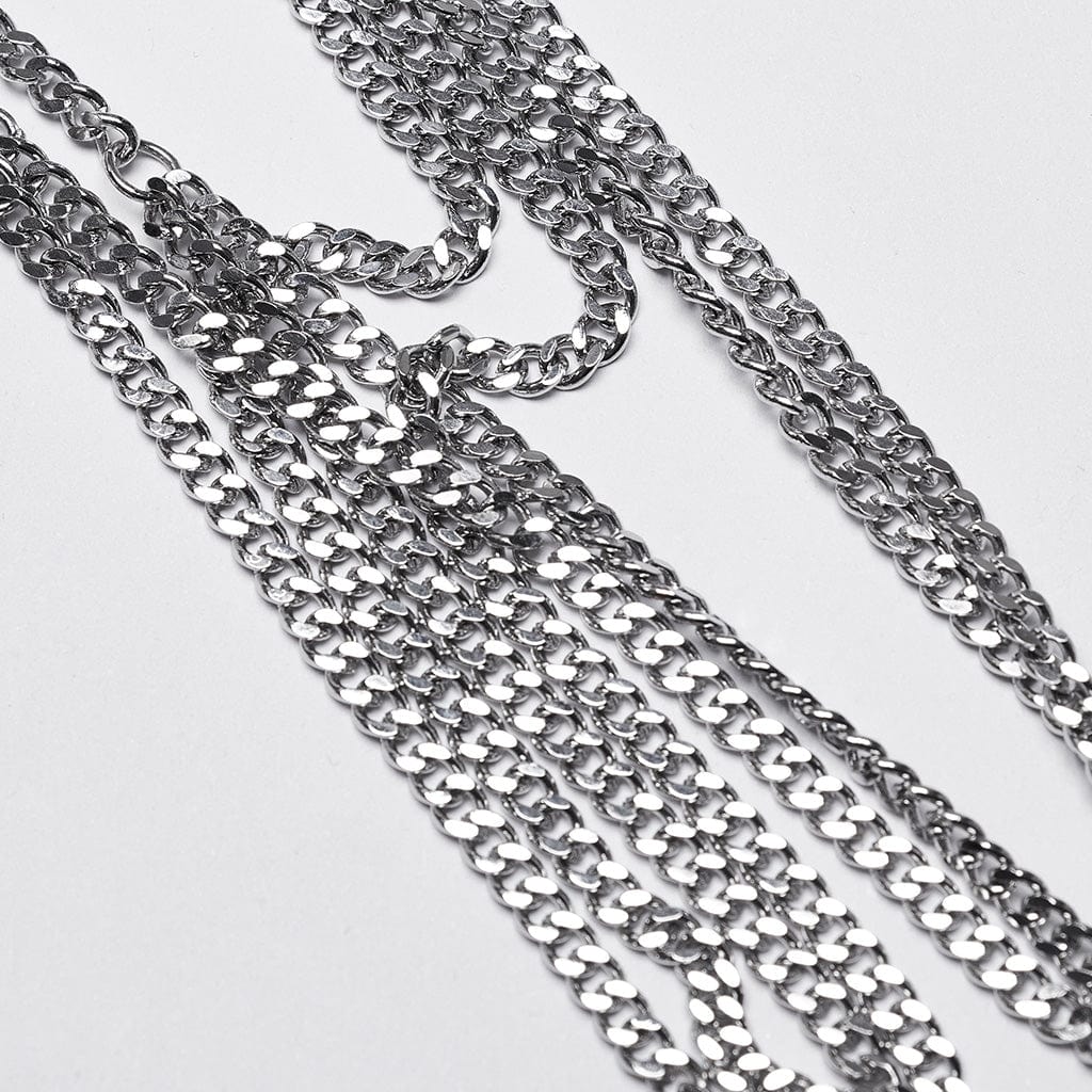 PUNK RAVE Women's Gothic Rose Chain Harness
