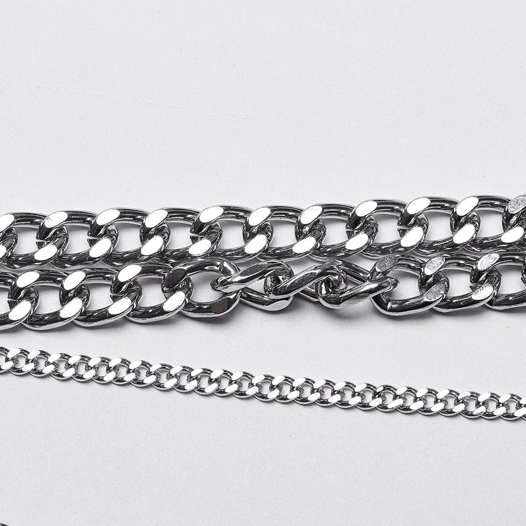 PUNK RAVE Women's Gothic Rose Chain Harness
