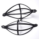 PUNK RAVE Women's Gothic Rose Jacquard Lace-up Overbust Corset Black