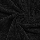 PUNK RAVE Women's Gothic Rose Jacquard Long Sleeve Top Black