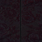 PUNK RAVE Women's Gothic Rose Jacquard Long Sleeve Top Red