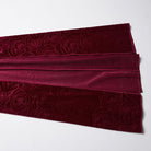 PUNK RAVE Women's Gothic Rose Printed Cutout Bell Sleeved Gown Dress Wedding Dress Red