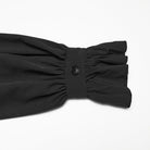 PUNK RAVE Women's Gothic Sheer Ruffled Puff Long Sleeved Shirt