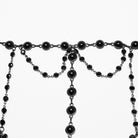 PUNK RAVE Women's Gothic Shell Beaded Chain Halterneck Harness