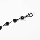 PUNK RAVE Women's Gothic Shell Beaded Chain Halterneck Harness