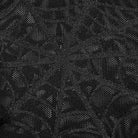 PUNK RAVE Women's Gothic Spider Mesh Splice Cutout Shirt