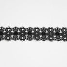 PUNK RAVE Women's Gothic Spiked Lace Choker
