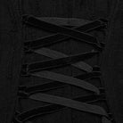 PUNK RAVE Women's Gothic Stand Collar Lace-up Fishtail Dress