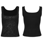 PUNK RAVE Women's Grunge Decadent Distressed Tank Top