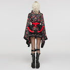 PUNK RAVE Women's Lolita Watermelon Printed Kimono with Skirt