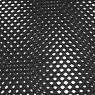 PUNK RAVE Women's Plus Size Punk Sheer Cutout Mesh Top Black