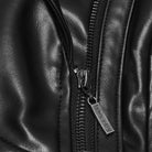 PUNK RAVE Women's Punk Asymmetric Studded Lapel Buckle Strap Vest