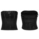 PUNK RAVE Women's Punk  Buckle Eyelet Bustier