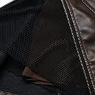 PUNK RAVE Women's Punk Buckle Faux Leather A-line Short Skirt Coffee