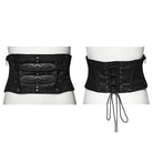 PUNK RAVE Women's Punk Buckles Lace-up Underbust Corset