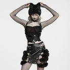 PUNK RAVE Women's Punk Cat Ear Furry Hat