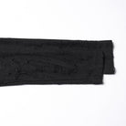 PUNK RAVE Women's Punk Cutout Ruched Ripped T-Shirt