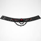 PUNK RAVE Women's Punk Demon's Eye Rivets Chain Choker