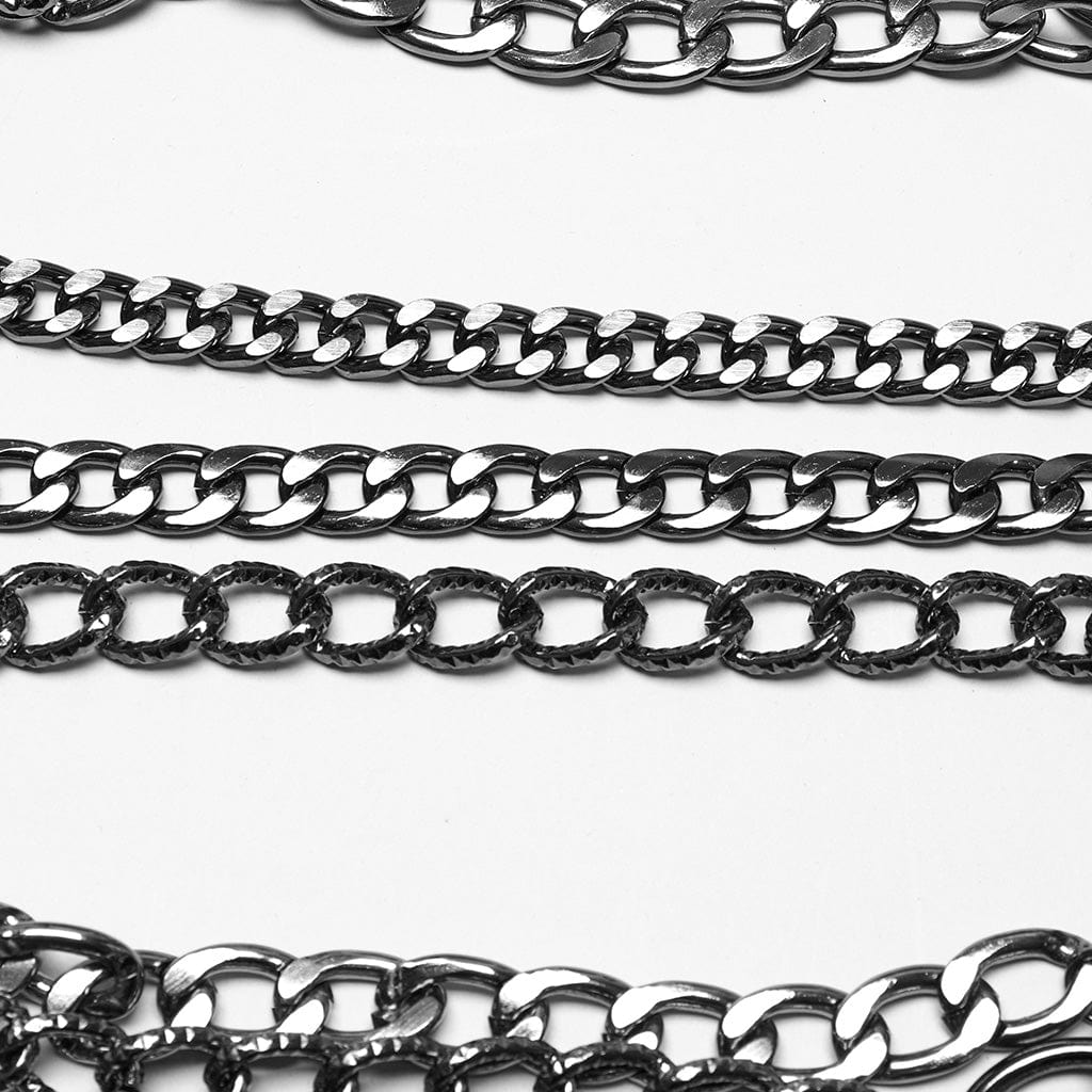 PUNK RAVE Women's Punk Detachable Chain Body Harness