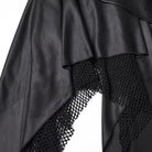 PUNK RAVE Women's Punk Eyelet Strap Irregular Wasteland Skirt