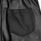 PUNK RAVE Women's Punk Eyelet&Zip Mesh Splice Leggings