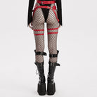 PUNK RAVE Women's Punk Faux Leather Waist and Leg Harness