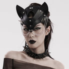 PUNK RAVE Women's Punk Fox Faux Leather Mask