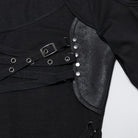 PUNK RAVE Women's Punk Irregular Cutout Strap Shirt