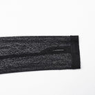 PUNK RAVE Women's Punk Irregular Ruched Black Party Dress with Hooded Cape