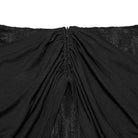 PUNK RAVE Women's Punk Irregular Ruched Mesh Fishtail Skirt