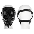 PUNK RAVE Women's Punk Lace Splice Rivets Mask
