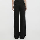 PUNK RAVE Women's Punk Lace Splice Unedged Denim Pants